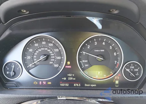 2015 BMW 320I xDrive from USA, damaged, VIN WBA3C3G58FNS74921